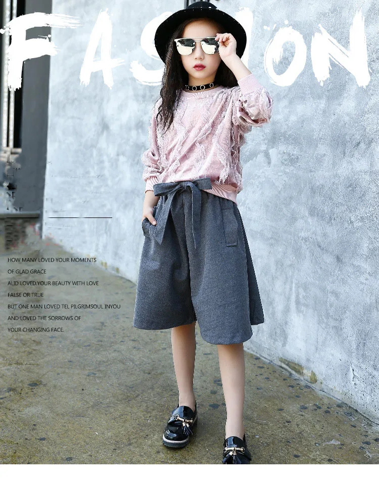 lace patchwork velour little teenage girls t shirts 2017 autumn kids tees black children long sleeve t shirts school clothing  4 5 6 7 8 9 10 11 12 13 14  years old little big teenage girls  long sleeve girls tops t shirt kids girl (1)