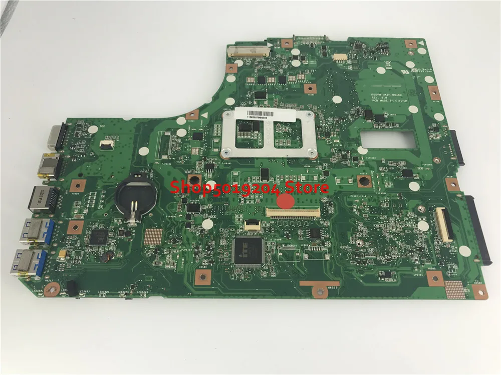 Для Asus K55VJ K55VM ноутбук материнская плата версия 2 0 A55V полностью протестированная и