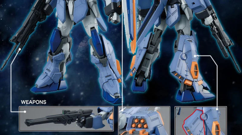 BANDAI MG 1/100 GAT-X102 Дуэль Gundam эффекты фигурку модель модификации