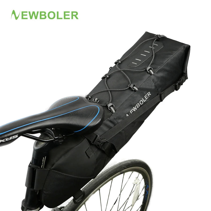 NEWBOLER Waterproof Bike font b Saddle b font font b Bag b font Large font b