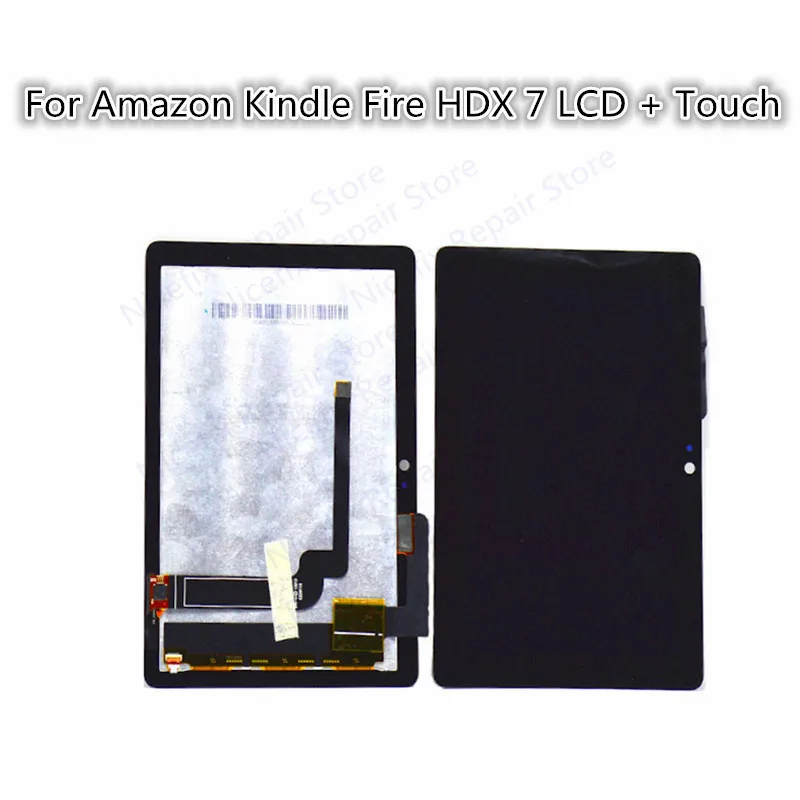 

Black LCD Complete For Amazon Kindle Fire HDX 7 LCD Display Touch screen Digitizer Assembly Repair parts