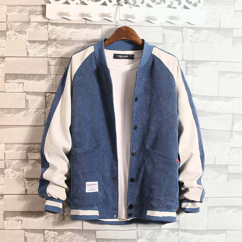 2018 En Uniforme Printemps Nouveau Garçons Baseball Version Veste Vêtements De Velours Hommes Sauvage La Côtelé Scorpion Coréenne ukPZOXi