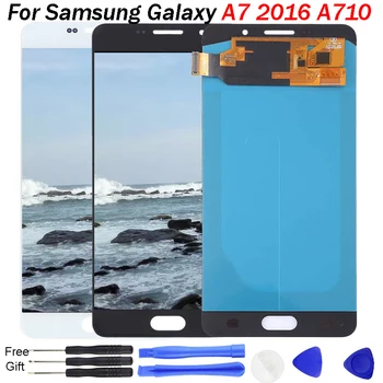 

For Samsung Galaxy A7 2016 display A710 Lcd touch Screen Digitizer Assembly A710M A710F LCD Display