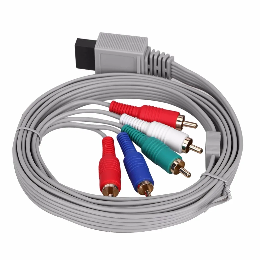1,8 м Высокое разрешение AV Аудио Видео адаптер HDTV компонентный кабель провод для wii U игровой системы