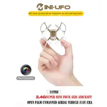 Profession Quadcopter Drones 512DW Mini 2.4G 4CH 6Axis 3D Rollover Headless Model RC Helicopter dron Remote Control Kids Toys