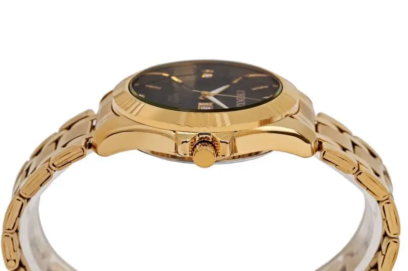 CHENXI золотые часы мужские наручные часы лучший бренд класса люкс известный мужской часы золотые кварцевые Полный календарь Relogio Masculino