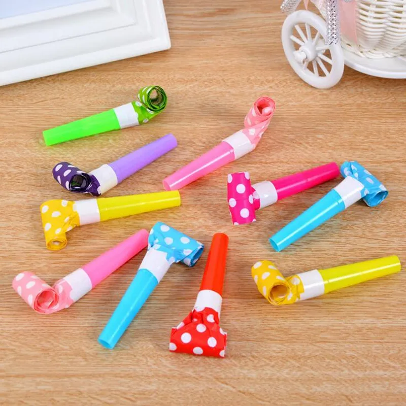 Buy New 6cm Polka Dot Blowout Whistles Noise Maker