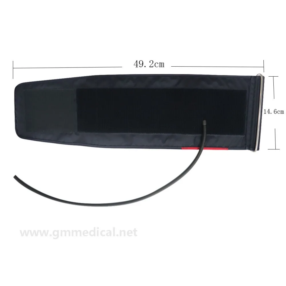 Billige Erwachsene Manuelle Blutdruck Manschette, Einzel Rohr Manschette mit Manometer und Inflation Birne dunkelblau.