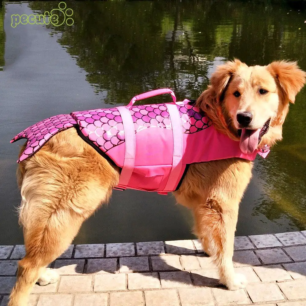 Comfortable Pet Life Jacket Dog Swimming Vest Compact Pearl Cotton