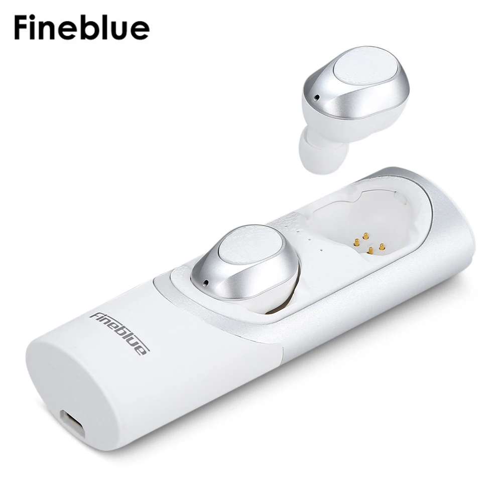 

Fineblue RWS-X8 TWS Wireless Bluetooth Earphone V5.0 In-Ear Control Long Battery Life Earbuds With Charging Base Twins Ear