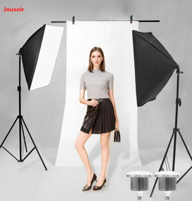 

105 Watts led softbox double lamp set simple small studio product shooting photo replenishment CD50 T03