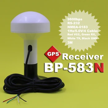

BEITIAN 4 Cable:Red VCC,Green RX,White TX,Black GND,IPC 3.0m 9600bps RS-232 Plastic Base GNSS Receiver BP-583N