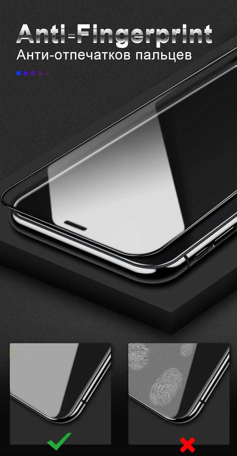 TOMKAS 6D Protective Glass on the For iPhone 7 Plus Glass Tempered 5D Screen Protector For iPhone 8 6 6S Plus iPhone 6 S Glass