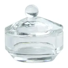 2 шт. дизайн ногтей кристаллическая посуда для жидкого порошка инструмент стекло Кристалл Dappen Блюдо дизайн ногтей акрил