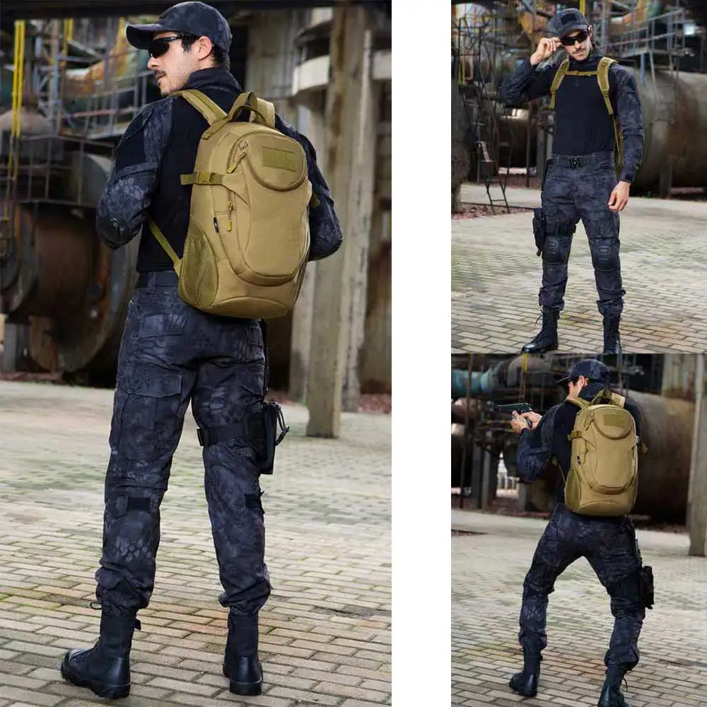 Gift! SINAIRSOFT Tactical Molle 25L Sport Backpack 14 Inches laptop Military Outdoor Fishing Hunting Camping Rucksack LY0039