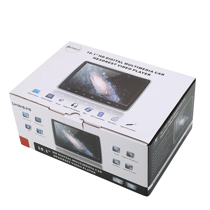 Тыква 10,1 ''Автомобильный подголовник dvd-плеер 1024*600 HD TFT цифровой экран USB/SD HDMI порт Автомобильный монитор Поддержка 1080P видео