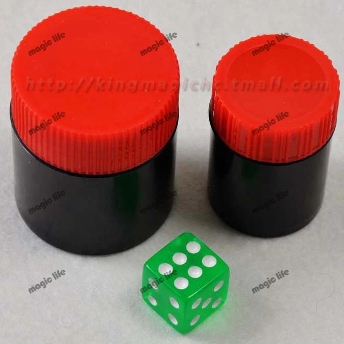 

Talking Dice Dice Capsules Thousand mile eye magic dice magic props 2pcs each lot