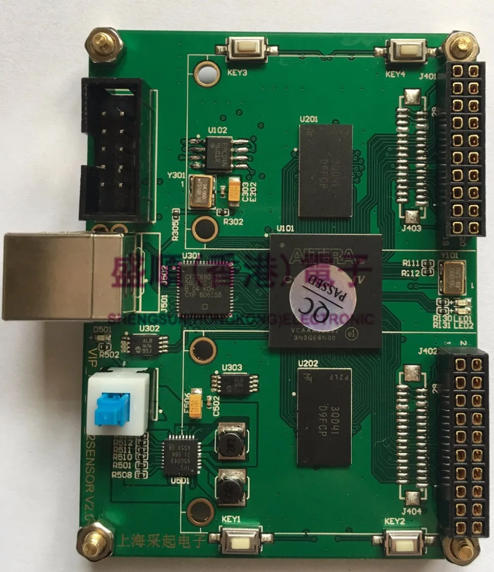 USB бинокулярная камера сбора FPGA макетная плата 1 миллион 300 тысяч черный и белый датчик MT9M001C12STM