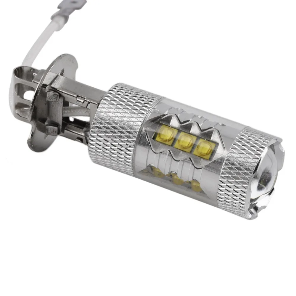 

1pc High Power H3 LED Car Light 50W LED Super Bright White Fog Tail Turn DRL Head Car Light Daytime Running Lamp Bulb 12V