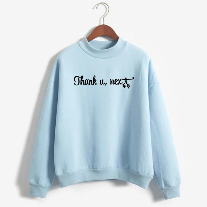 أريانا غراندي البلوز WomenThank U المقبل الله هو امرأة Crewneck بلوزات هوديي إمرأة الملابس المتناثرة