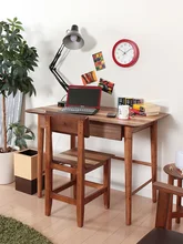 Modern Wood Computer Laptop Desk Table Workstation For Home Office Furniutre Desktop Study Table Wooden Notebook Writing Table