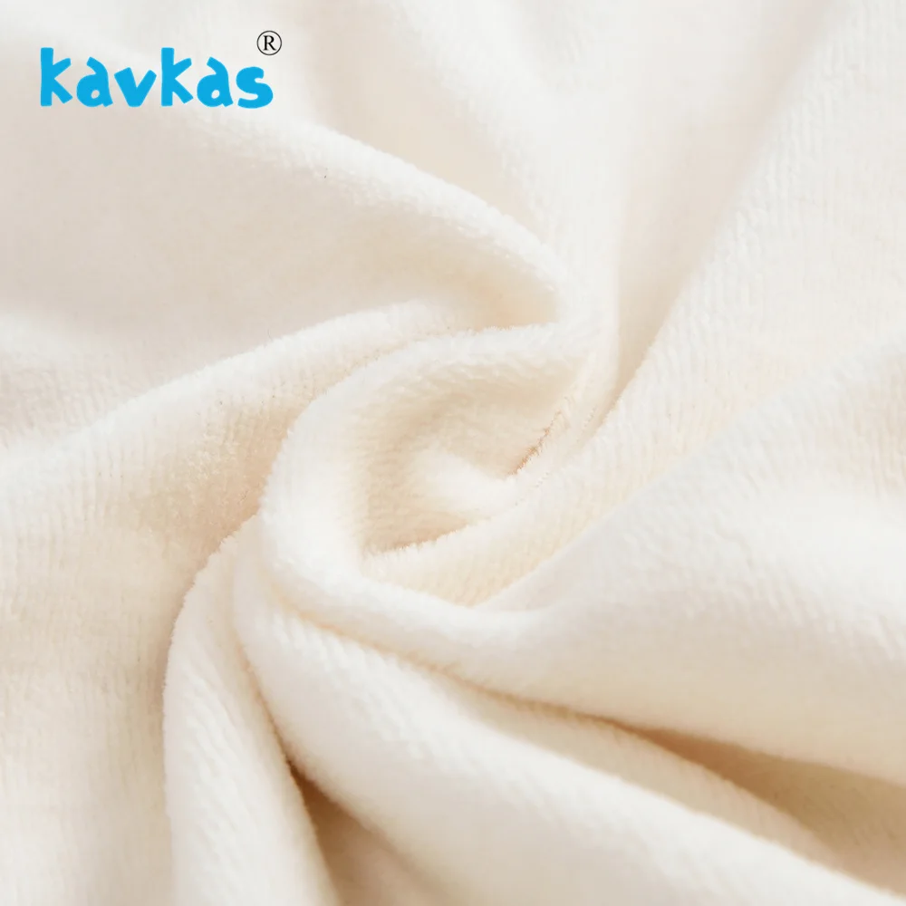 Kavkas Baby Girl Clothing Winter Warm Long Sleeve Rompers Bear Printing Sleeping Pajamas Bebes Menina|Ромперы| |
