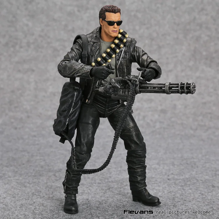 NECA Terminator 2: Судный день T-800 Арнольд Шварценеггер ПВХ фигурка Коллекционная модель игрушки " 18 см MVFG365