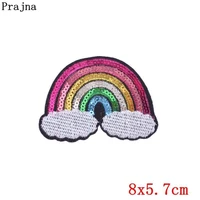 Prajna Rainbow Iron-On Embroidered Patch – Colorful Cartoon Applique Badge for Clothes, Bags & DIY Sewing Accessories - Image 2