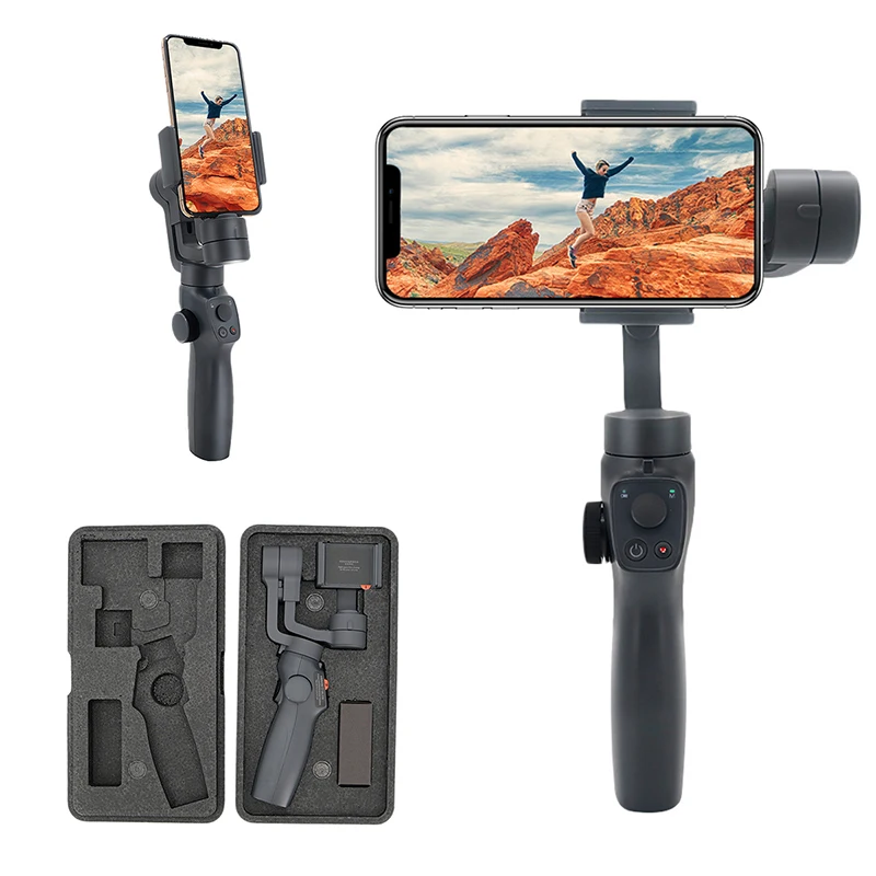  Eyemind 2 Smartphone Handheld Gimbal 3-Axis Stabilizer Face Tracking Selfie Stick for iPhone Huawei