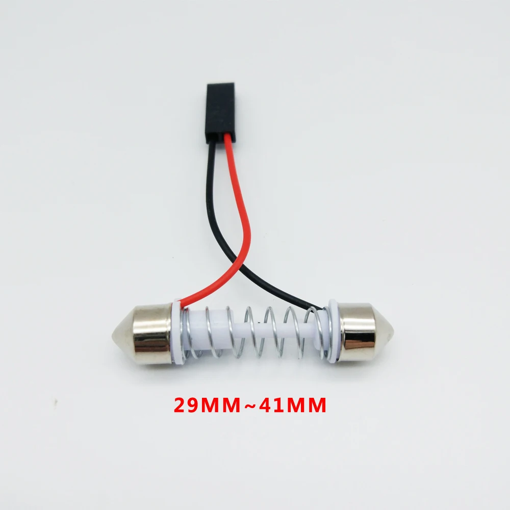 10Pcs Festoon socket adapter for car led light led panel stop lamp bulb connector Festoon Bulb Base Adapter