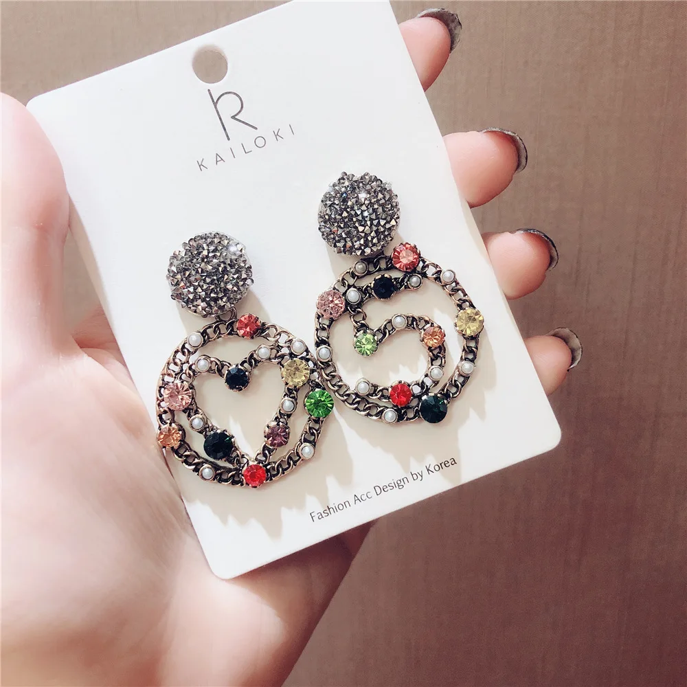 SHIFEEL 2018 Новые Модные женские ювелирные изделия S925 Pin Красочные Стразы номер 5 пот