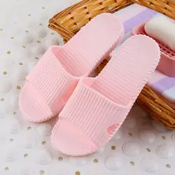 Унисекс Для женщин Мужская обувь нескользящие банные сандалии на плоской подошве летние домашние Банные Тапочки Повседневное Indoor пляжные