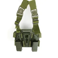 Green Тактический бедра кобура Sportster пистолет весло армии Охота Стрельба Airsoft ног Универсальный аксессуары - Цвет: Green