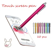 CAPRRIE 10 шт Многоцветный металлический стилус для сенсорного экрана для iPhone для samsung Dropship des.20