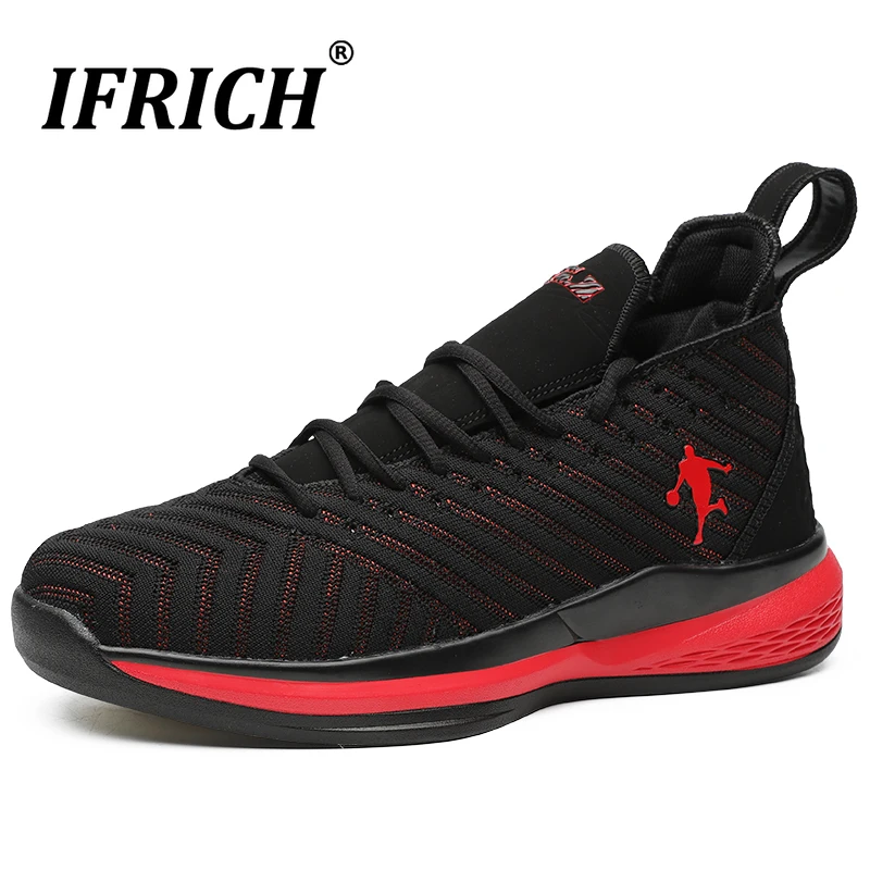 

Men/Women Basketball Sneakers Big Size Soft Flexible Sport Trainers Summer Breathable Non Slip Shoes Ifrich Sneakers for Couples