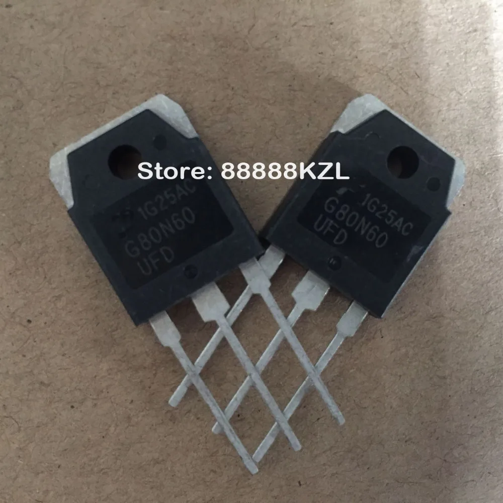 5 piezas G80N60 G80N60UFD SGH80N60UFD 80A 600V TO 3P IGBT, triodo de