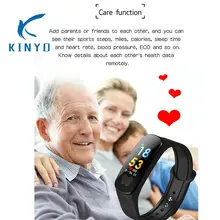 KINYO Спортивный Браслет фитнес-браслет монитор кровяного давления умный Браслет забота о здоровье родителей браслет pk mi band 2