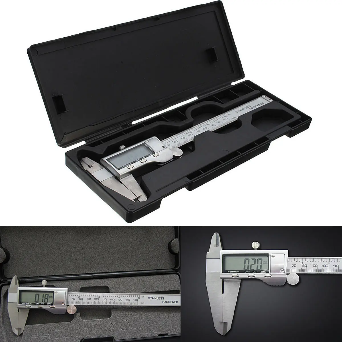 QIANJIA High Quality Full Metal Electronic Vernier Caliper Digital