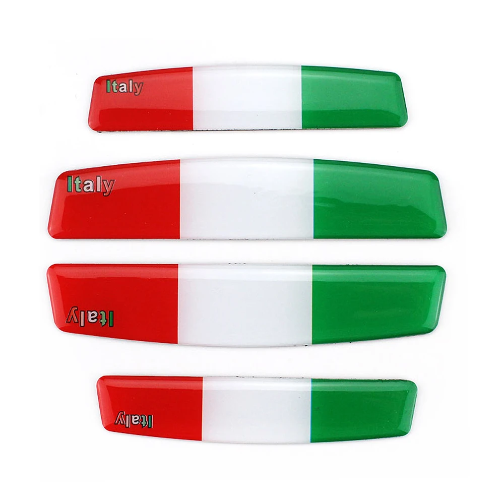 

Italy Flag Scuff Plate Door Edge Bumper Strip Embelm Logo Sitkcer Decals For SMART Fortwo Forstars Brabus Forjeremy Escooter 450