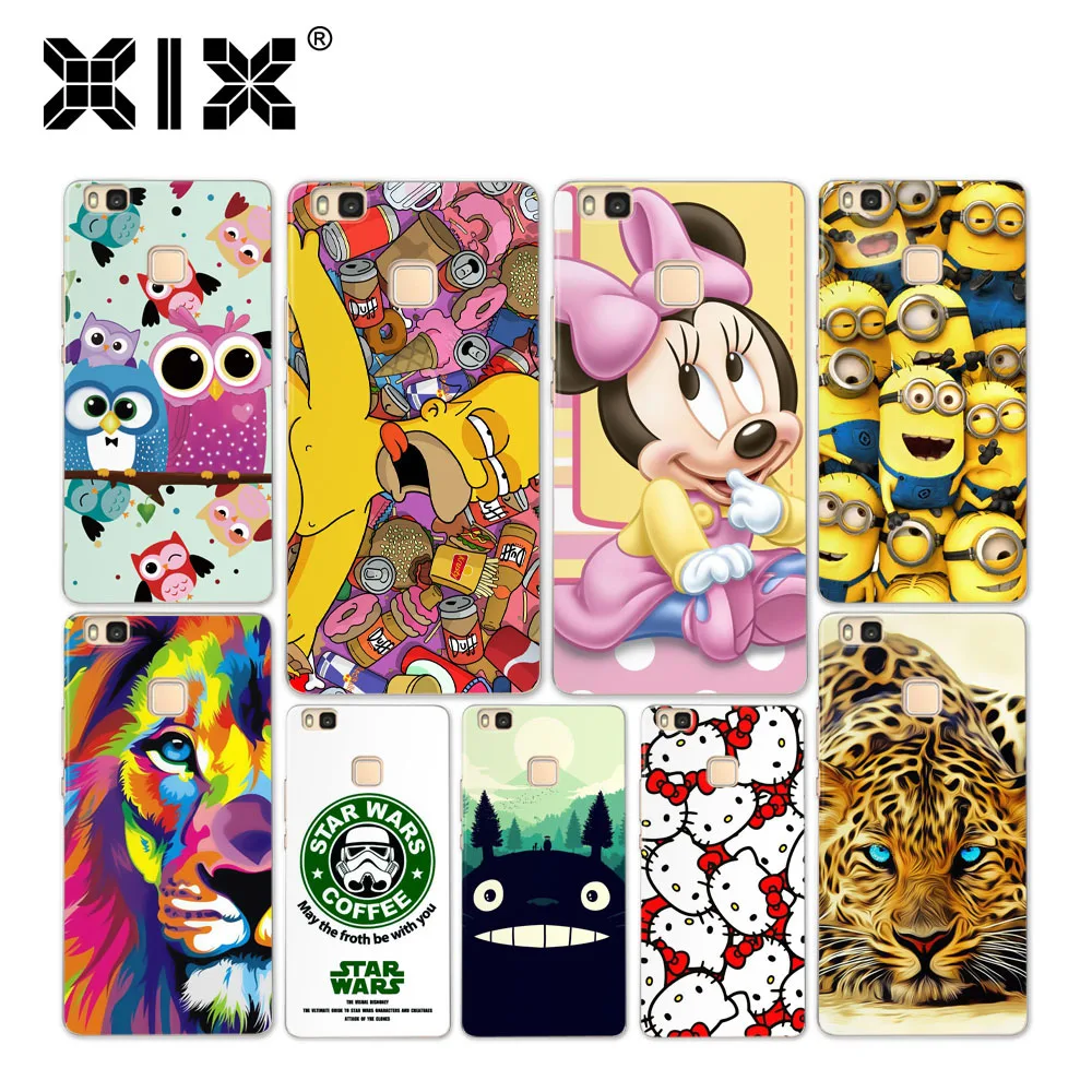 

For P9 lite case cute cartoon hard PC back cover for fundas Huawei P9 lite case 2016 new arrivals coque for Huawei P9 lite