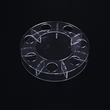 Кристалл дракона шар акриловый Размещенный фиксированный стент с кронштейном 3,5 см декор белый