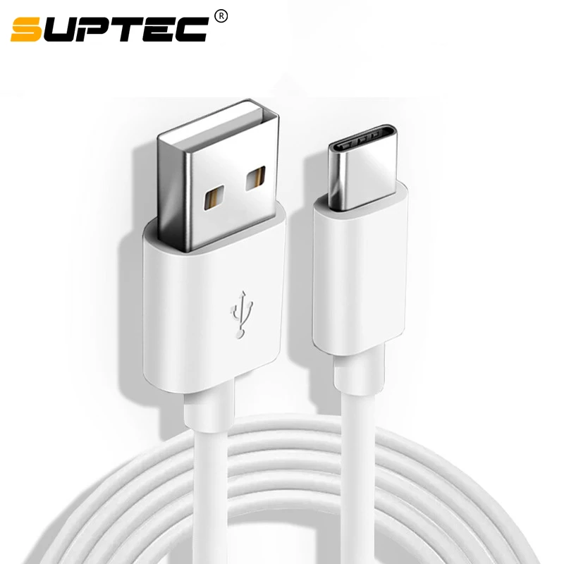 

SUPTEC USB Type C Cable for Samsung S9 S8 Fast Data Sync USB-C Charging Wire Phone USB Charger Cord For Xiaomi Mi9 Redmi Note 7