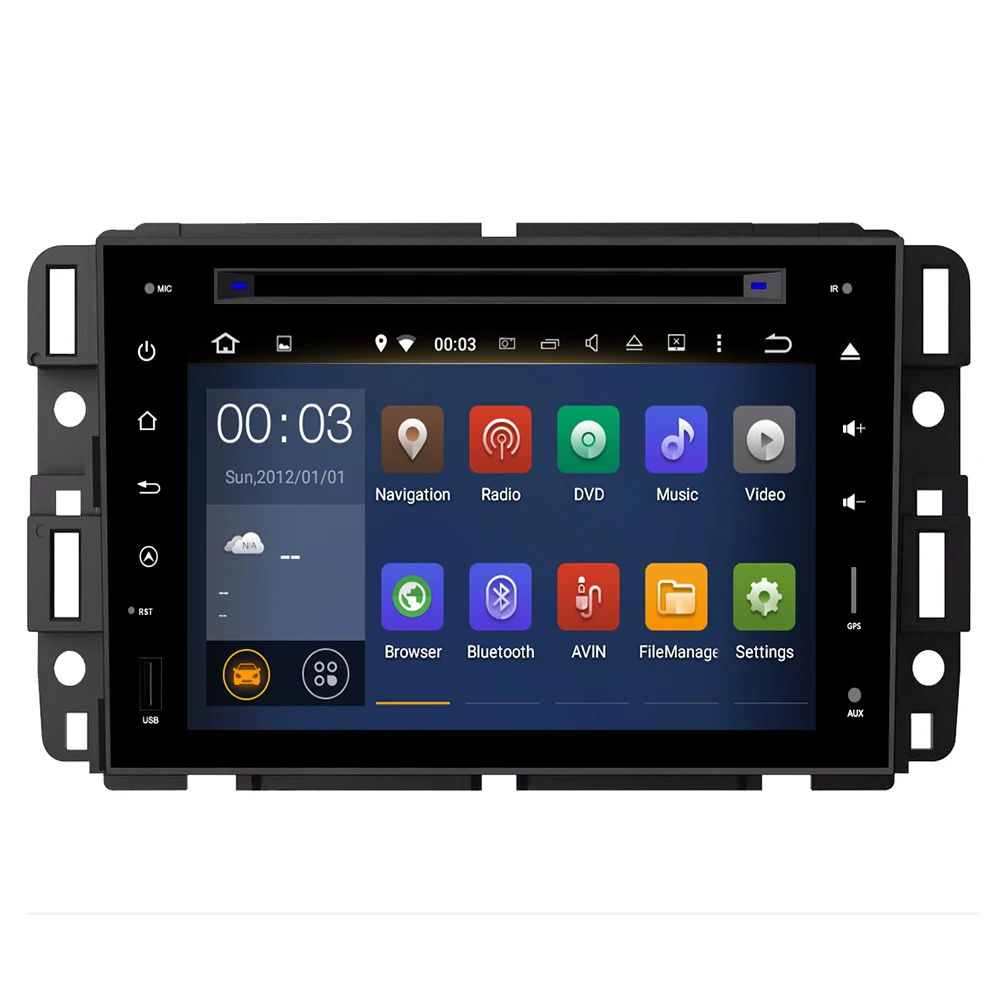 Top car multimedia player Android 9.0 8 Core 4G RAM Car DVD GPS Player For GMC Chevrolet Chevy Yukon Sierra Tahoe Acadia Suburban 4