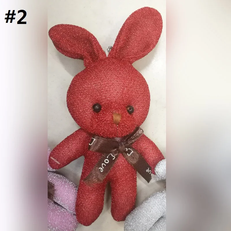 12cm twim rabbit with bow 7