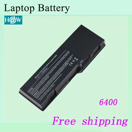 Бесплатная Доставка 451-10338 451-10424 Аккумулятор для ноутбука DELL Inspiron E1505 1501 6400 131L 1000