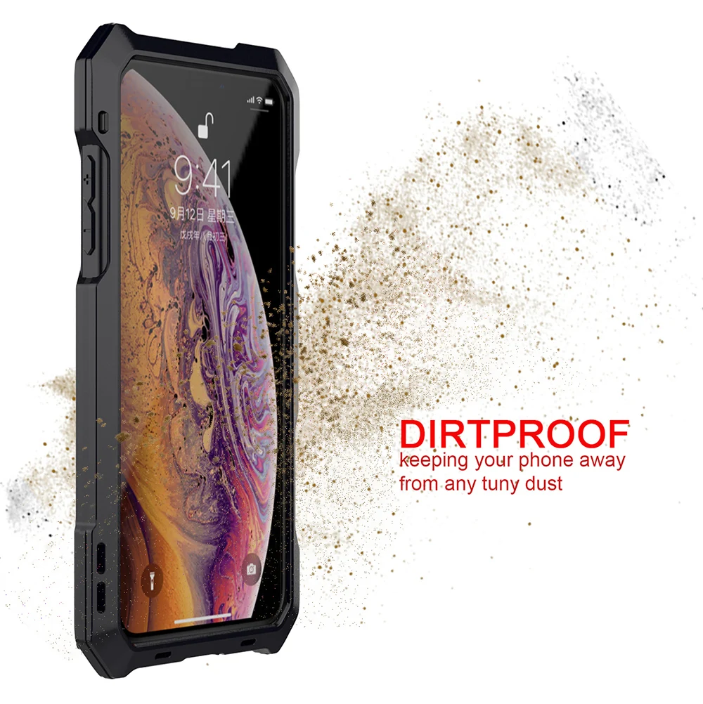 Наружная фотография металл+ силиконовый чехол для Apple iPhone XR XS Max бронированная крышка полная кожа протектор оболочки+ объектив камеры