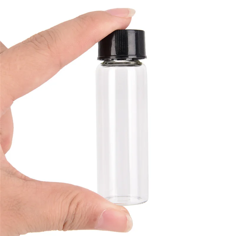 2 шт. маленький амбровое эфирное масло бутылка с пластиковой крышкой, 15 мл стеклянная бутылка, мини-коричневый прозрачные стеклянные