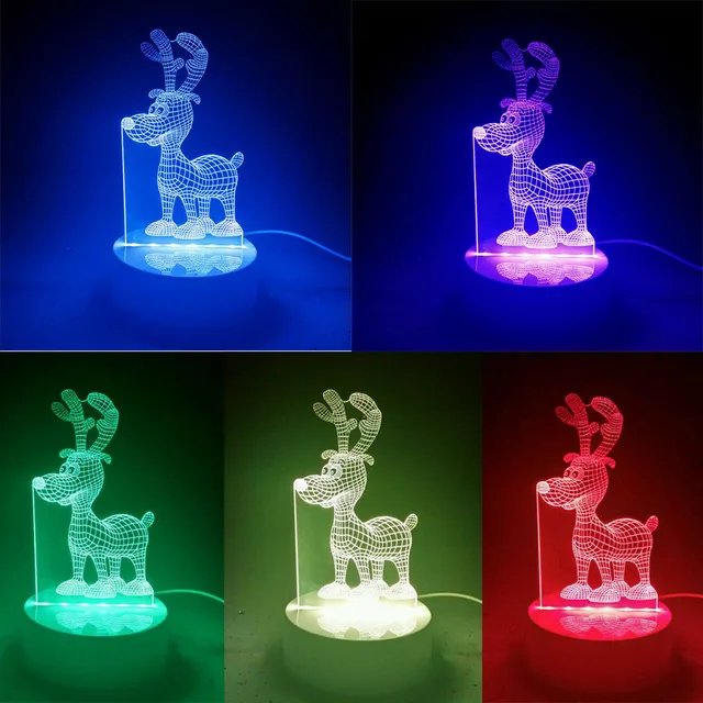 home lighting effects. christmas lights outdoor 3d christmas deer unique lighting effects home decor led control table lamp natal home lighting effects