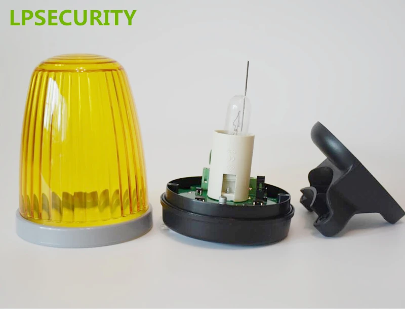Лампа мигалка LPSECURITY для гаража освещение раздвижных ворот мотор сигнализация