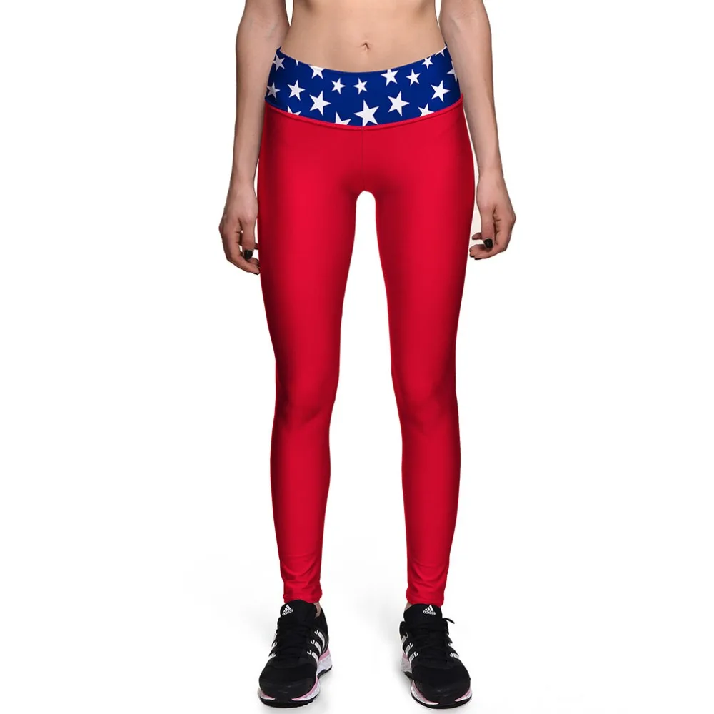 XAXBXC 0134 новые сексуальные тонкие штаны для девочек с сеткой, винтажные штаны с принтом Капитана Америки, высокая талия, тренировка, фитнес, женские леггинсы, большие размеры